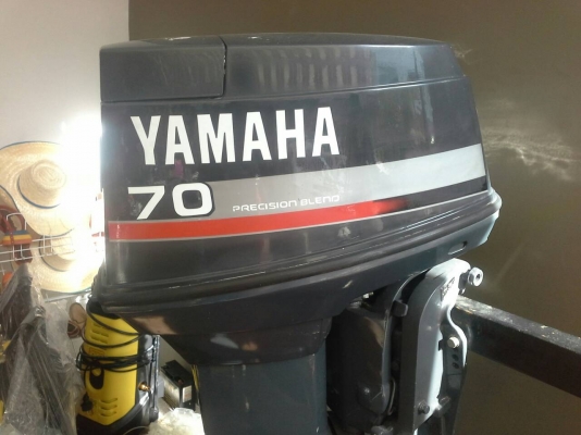 ขายเครื่อง yamaha  70hp สภาพ@สวยมีทริมพร้อมใช้