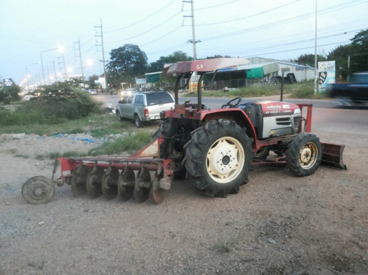 รถแทรกเตอร์ยันม่าร์ 45 แรงม้า พร้อมอุปกรณ์ต่อพ่วง 3 ชิ้น