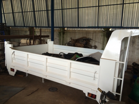 ขายกะบะพร้อมกระบอกดั๊ม ดั๊มต่อใหม่ สำหรับรถ6 ล้อเล็ก อุปกรณ์ครบ