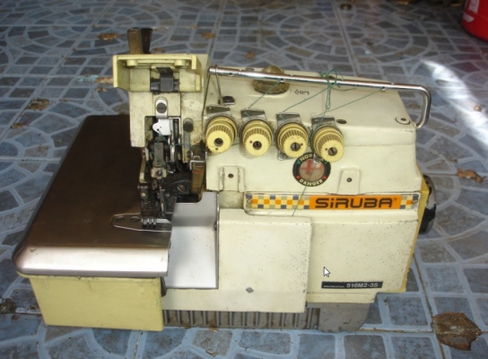 ขายหัวจักรโพ้ง 4เส้นSIRUBA 516M2-35