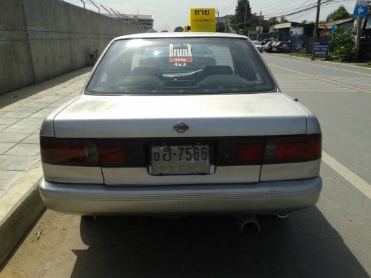 Nissan Sentra ปี1994 สีเทา เครื่องหัวฉีด เกียร์ออโต้ แก็ส LPG พร้อมใช้งาน Nissan Sentra ปี1994 สีเทา เครื่องหัวฉีด เกียร์ออโต้ แก็ส LPG พร้อมใช้งาน