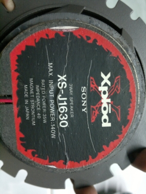 ลำโพงดอก SonY made in japan 6 นิ้ว เสียงกลางแหลม สภาพสวยครับ ลำโพงดอก SonY made in japan 6 นิ้ว เสียงกลางแหลม สภาพสวยครับ