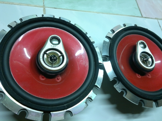 ลำโพงดอก SonY made in japan 6 นิ้ว เสียงกลางแหลม สภาพสวยครับ