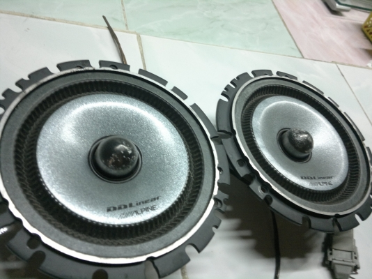 ลำโพงดอก ALPINE  DDL 166A 2Way สภาพสวยย