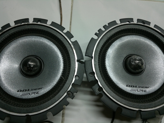 ลำโพงดอก ALPINE  DDL 166A 2Way สภาพสวยย