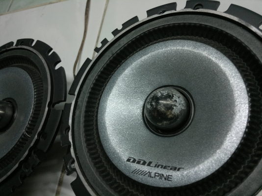 ลำโพงดอก ALPINE  DDL 166A 2Way สภาพสวยย