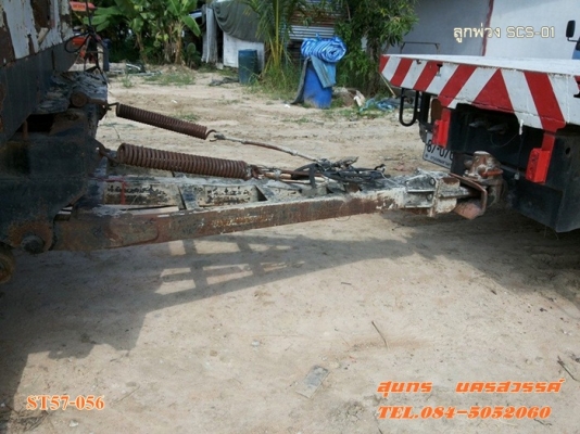 ขายด่วน ลูกพ่วง 2 เพลา SCS พื้นเรียบ ยาว 6 เมตร สภาพสวย พร้อมใช้งาน ราคาสุดคุ้ม