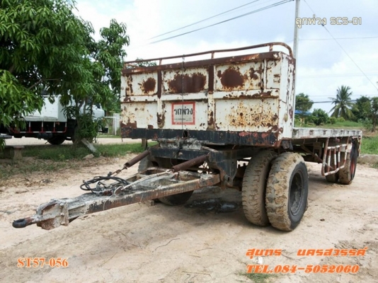 ขายด่วน ลูกพ่วง 2 เพลา SCS พื้นเรียบ ยาว 6 เมตร สภาพสวย พร้อมใช้งาน ราคาสุดคุ้ม