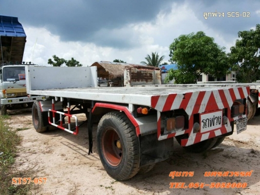 ขายด่วน ลูกพ่วง 2 เพลา SCS พื้นเรียบ ยาว 6 เมตร สภาพสวย พร้อมใช้งาน ราคาสุดคุ้ม