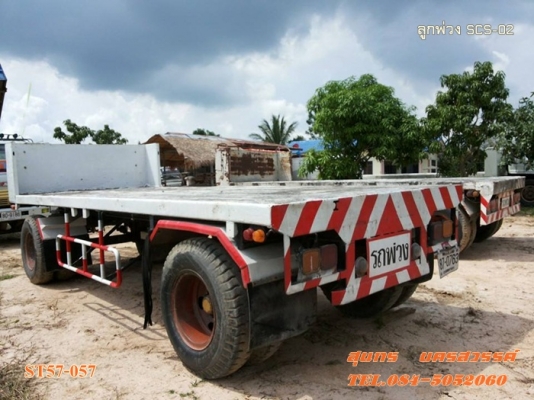 ขายด่วน ลูกพ่วง 2 เพลา SCS พื้นเรียบ ยาว 6 เมตร สภาพสวย พร้อมใช้งาน ราคาสุดคุ้ม