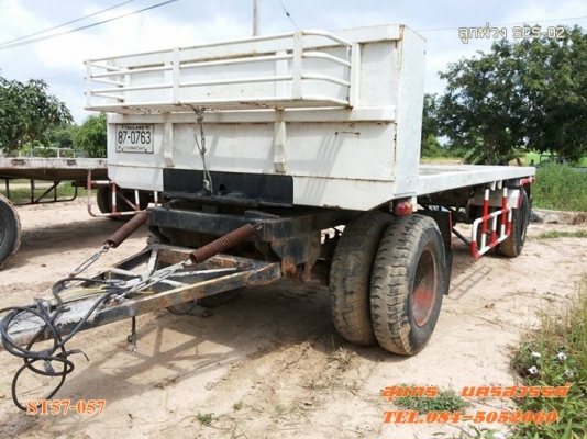 ขายด่วน ลูกพ่วง 2 เพลา SCS พื้นเรียบ ยาว 6 เมตร สภาพสวย พร้อมใช้งาน ราคาสุดคุ้ม