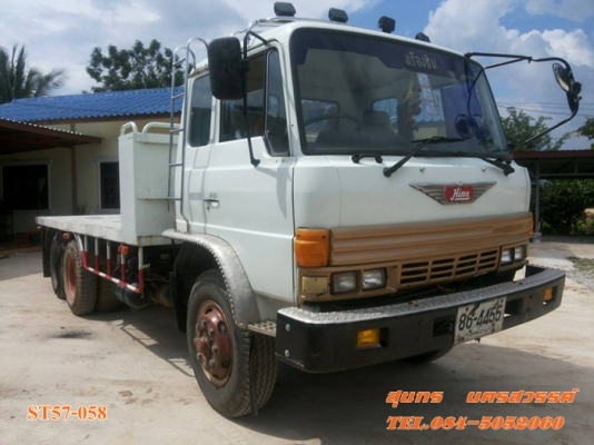 ขายด่วน รถบรรทุก 10 ล้อ HINO 195 แรง / 2 เพลา พื้นเรียบ สภาพสวยพร้อมใช่งาน ราคาสุดคุ้ม