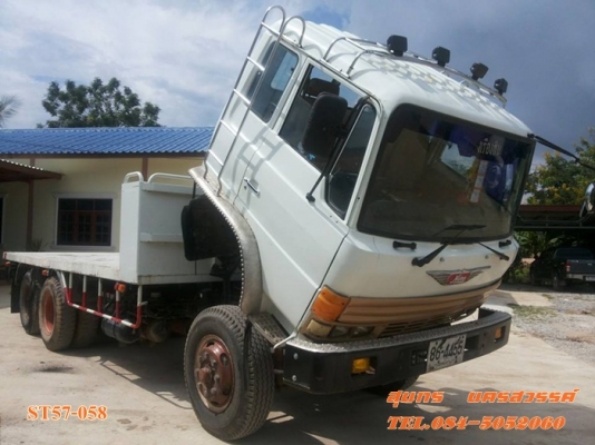 ขายด่วน รถบรรทุก 10 ล้อ HINO 195 แรง / 2 เพลา พื้นเรียบ สภาพสวยพร้อมใช่งาน ราคาสุดคุ้ม