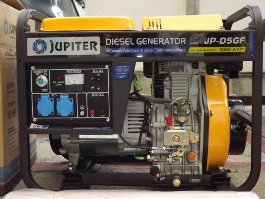 ปั้นไฟ 5000 WATT ดีเซล ยี่ห้อ JUPITER สตาร์ทกุญแจ