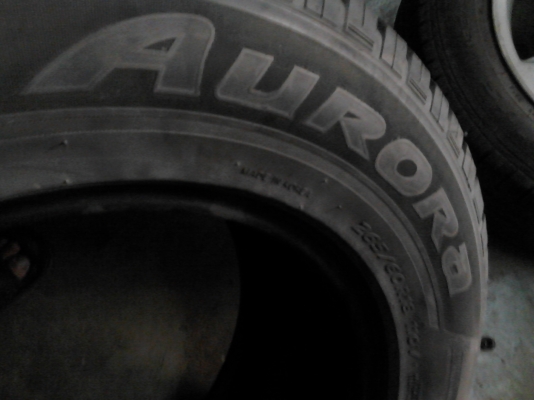 265/60R18 AURORA RADIAL RH08  ปี 2012 ชุด 4 เส้น  TEL.081-427-3941