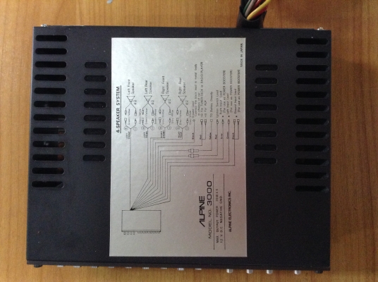 ALPINE Egualizer Model3000 code02 ALPINE Egualizer Model3000 code02