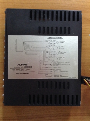 ALPINE Egualizer Model3000 code02 ALPINE Egualizer Model3000 code02