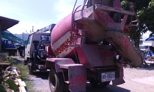 Mitsubishi CANTER 115 โม่ปูน 2.5 ติดเครน 2 ตัน ไม่มีทะเบียน