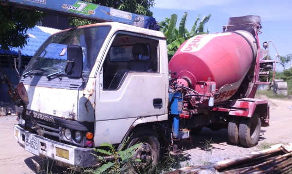 Mitsubishi CANTER 115 โม่ปูน 2.5 ติดเครน 2 ตัน ไม่มีทะเบียน