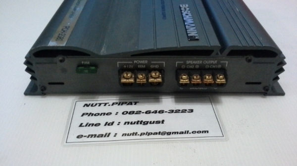 แอมป์ 2 แชแนล สำหรับขับ Subwoofer ราคาถูก มือสองญี่ปุน