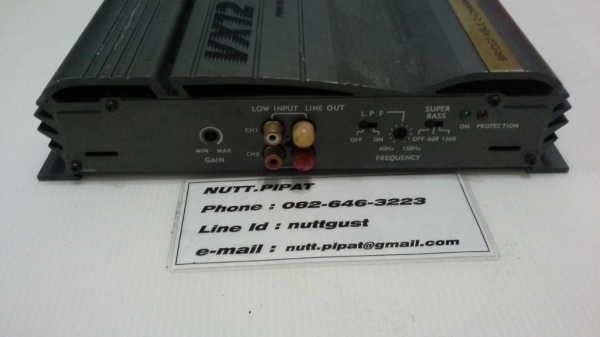 แอมป์ 2 แชแนล สำหรับขับ Subwoofer ราคาถูก มือสองญี่ปุน