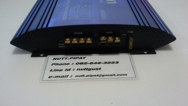 แอมป์ 2 แชแนล สำหรับขับ Subwoofer ราคาถูก มือสองญี่ปุน