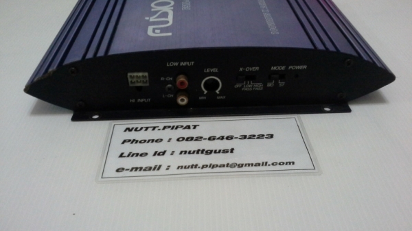 แอมป์ 2 แชแนล สำหรับขับ Subwoofer ราคาถูก มือสองญี่ปุน