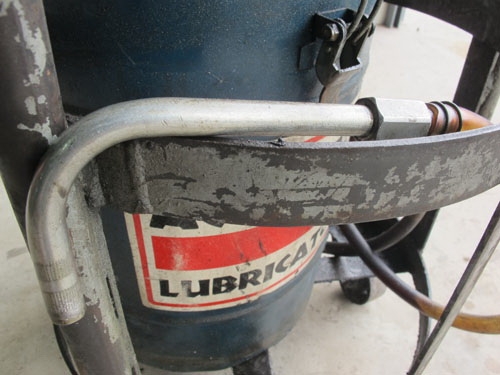 ขายถังน้ำมันมือโยกเติมน้ำมันพร้อมรถเข็น