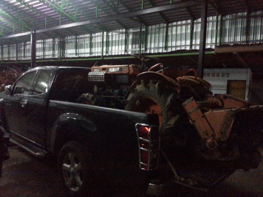 คูโบต้า B7000 4wd พร้อมโรตารี่จอบหมุนพร้อมใช้งาน