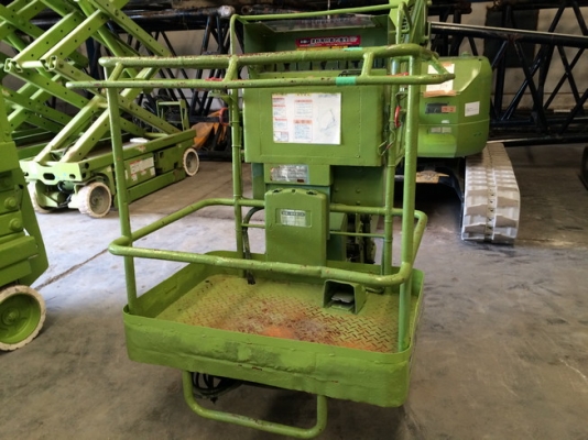 ลิฟต์กระเช้า Hitachi สูง 9 เมตร นำเข้าจากญี่ปุ่น ถูก ๆ เลยครับ