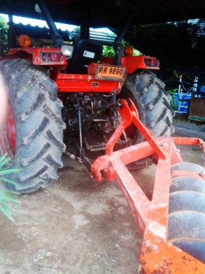 รถคูโบต้ารุ่นM5000+ดันหน้า+โรตารี่+ผาน6