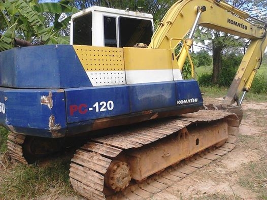 ขายแบคโคKOMATSU PC120-3 เครื่องเดิม ปั้มเดิม เอวแน่น ทำงานเร็ว สภาพพร้อมใช้งาน สนใจโทร 090-8588220คุณนะ ID:narong498 หรือ www.truck.in.th/498