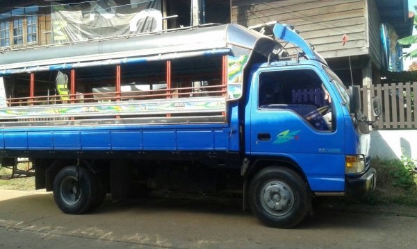 ISUZU NPR 120แรงฝาขาว ห้างแท้ปี 40 พร้อมหลังคาโดยสาร