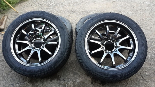 CE28 ขอบ 20 แบล็คโครม พร้อมยาง Falken(japan) ปี11 สวยๆดอกเต็มๆ