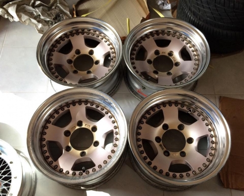 ขายล้อ WORK CRAG 15x7.5 ออฟ-19 6/139.7 ประมูลจากญี่ปุ่น