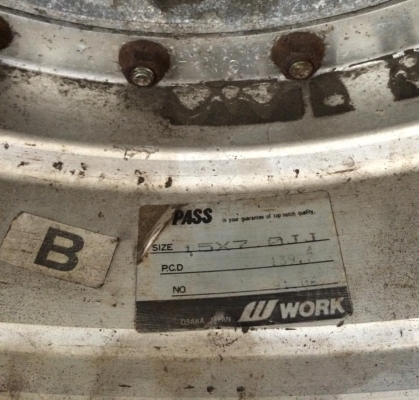 ขายล้อ WORK CRAG 15x7 ออฟ 0 6/139.7 ประมูลจากญี่ปุ่น
