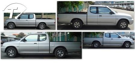 Mitsubishi L200 Strada 2800 GLX megacab 04 บรอนซ์เงิน