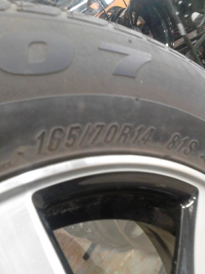 ขอบ 14 แม๊ก ENKI ขนาด 4 รู พร้อมยาง ชุด 4 ล้อ TEL.081-427-3941 ขอบ 14 แม๊ก ENKI ขนาด 4 รู พร้อมยาง ชุด 4 ล้อ TEL.081-427-3941