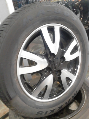 ขอบ 14   แม๊ก ENKI ขนาด 4 รู  พร้อมยาง ชุด 4 ล้อ  TEL.081-427-3941