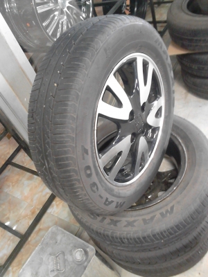 ขอบ 14 แม๊ก ENKI ขนาด 4 รู พร้อมยาง ชุด 4 ล้อ TEL.081-427-3941 ขอบ 14 แม๊ก ENKI ขนาด 4 รู พร้อมยาง ชุด 4 ล้อ TEL.081-427-3941