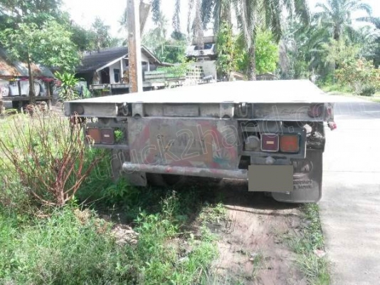 รถบรรทุก 10 ล้อหัวลาก HINO หางสามมิตรพื้นเรียบ รถบรรทุก 10 ล้อหัวลาก HINO หางสามมิตรพื้นเรียบ