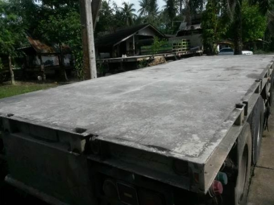 รถบรรทุก 10 ล้อหัวลาก HINO หางสามมิตรพื้นเรียบ รถบรรทุก 10 ล้อหัวลาก HINO หางสามมิตรพื้นเรียบ