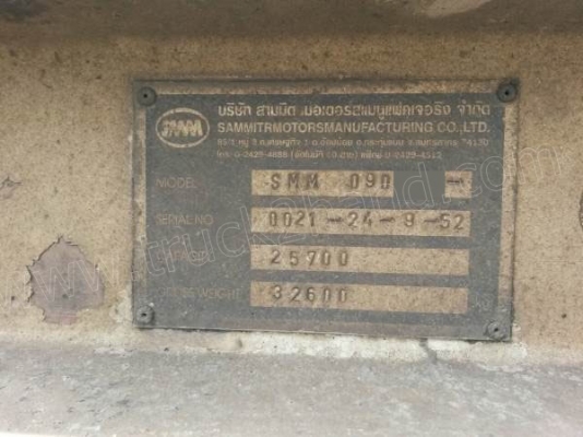 รถบรรทุก 10 ล้อหัวลาก HINO หางสามมิตรพื้นเรียบ รถบรรทุก 10 ล้อหัวลาก HINO หางสามมิตรพื้นเรียบ