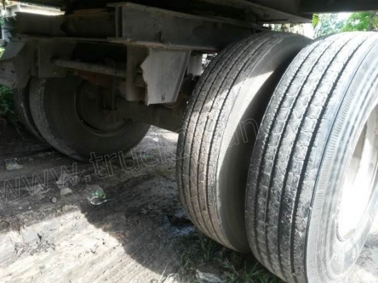 รถบรรทุก 10 ล้อหัวลาก HINO หางสามมิตรพื้นเรียบ รถบรรทุก 10 ล้อหัวลาก HINO หางสามมิตรพื้นเรียบ