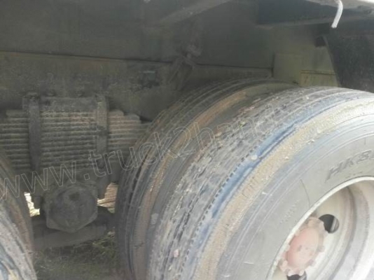 รถบรรทุก 10 ล้อหัวลาก HINO หางสามมิตรพื้นเรียบ รถบรรทุก 10 ล้อหัวลาก HINO หางสามมิตรพื้นเรียบ