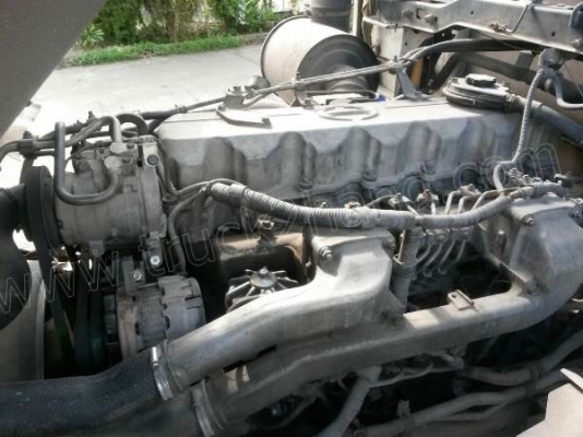 รถบรรทุก 10 ล้อหัวลาก HINO หางสามมิตรพื้นเรียบ รถบรรทุก 10 ล้อหัวลาก HINO หางสามมิตรพื้นเรียบ