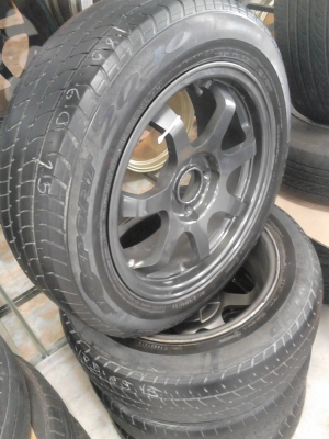 แม๊ก ขอบ 15 พร้อมยาง 185/60R15 ปี 2012 ชุด 4 ล้อ TEL.081-427-3941 แม๊ก ขอบ 15 พร้อมยาง 185/60R15 ปี 2012 ชุด 4 ล้อ TEL.081-427-3941