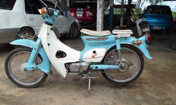 honda c70  ไม่มี ทบ. เก่าเก็บ เครื่องติดใช้งานปกติ