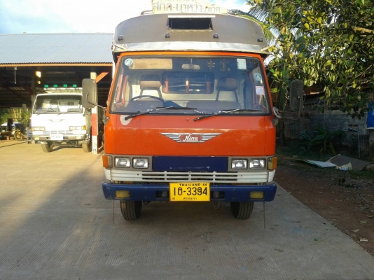 HINO KM779 เครื่อง 117ฝาแดง เพาเวอร์ กะบะยาว 5.5 เมตร พร้อมหลังคาโดยสาร