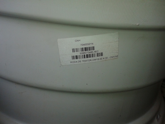 ขายแล้ว ขอบคุณลูกค้าจากกำแพงเพชรมากครับ กระทะล้อหลังรถไถฟอร์ดแท้ติดรถ(เก่านอก) CNH กระทะหลังขอบ 30" X 16"